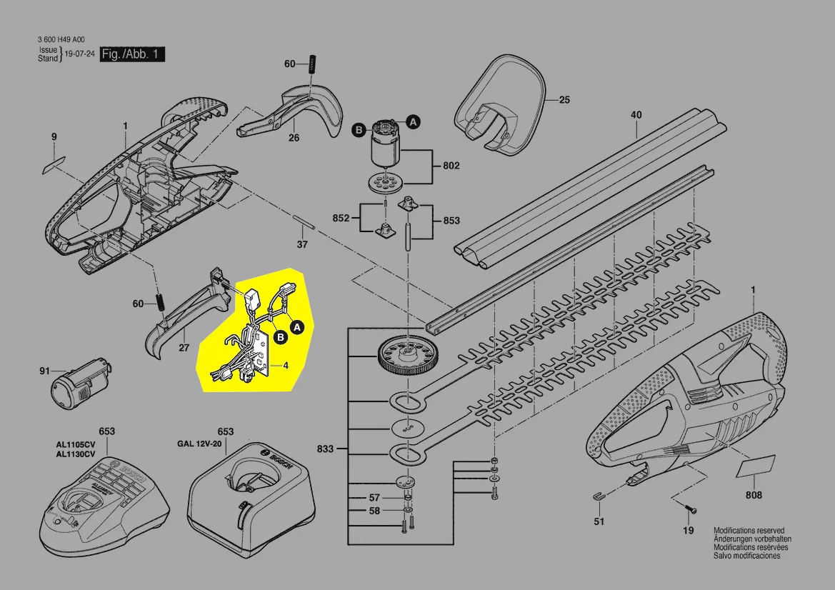 Module électronique réf. 2 609 006 154 Bosch